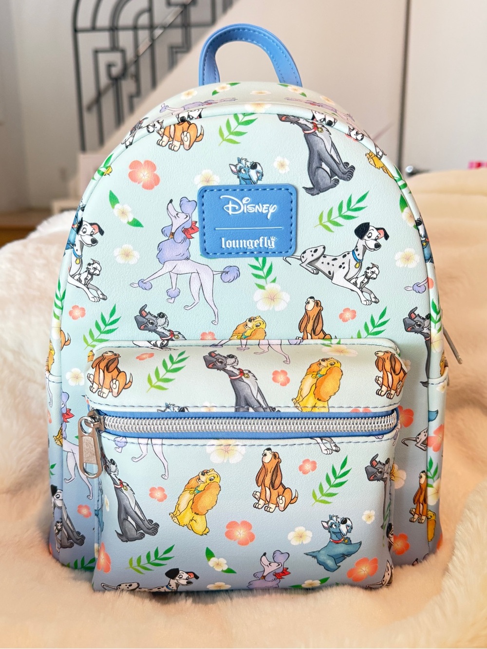 Loungefly Disney mini backpack Disney dogs Dalmatians lady and the tramp